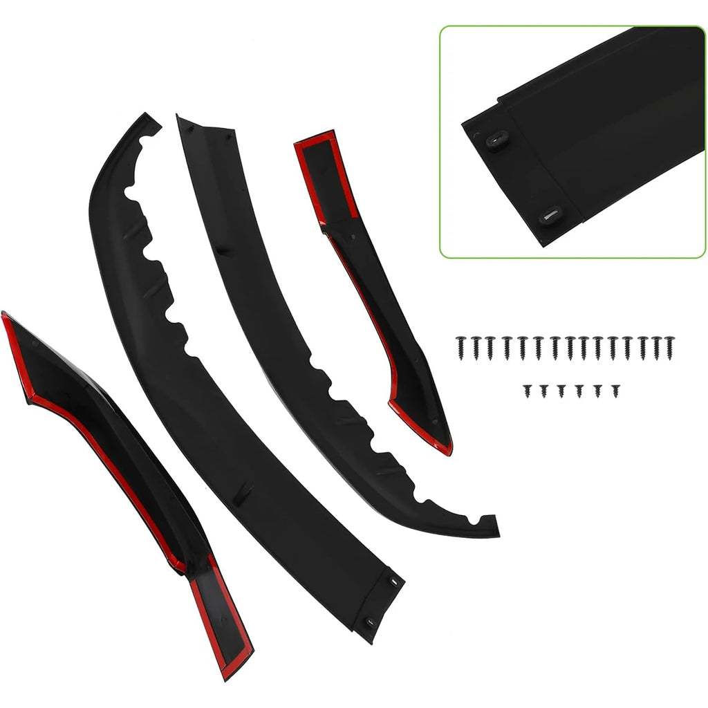 Bumper Lip For BMW 5 Series G30 G31 M Sport 2017 2018 2019 2020 Car Front Bumper Lip Splitter Spolier Diffuser Body Kit Tuning
