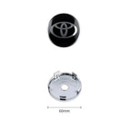 4Pcs 60MM Car Wheel Center Hub Caps Badge Tire Rim Covers For Toyota Fortuner Chr Verso Prius Hiace Yaris TRD Corolla GR Sport