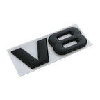 3d Metal V6 V8 Logo Rear Trunk Tailgate Fender Emblem Badge Sticker for Toyota Highlander