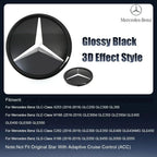 Front Grill Star Emblem  Logo Badge For Mercedes BenzX253 GLE GLC GLS W166 C292 X166 2016-2019