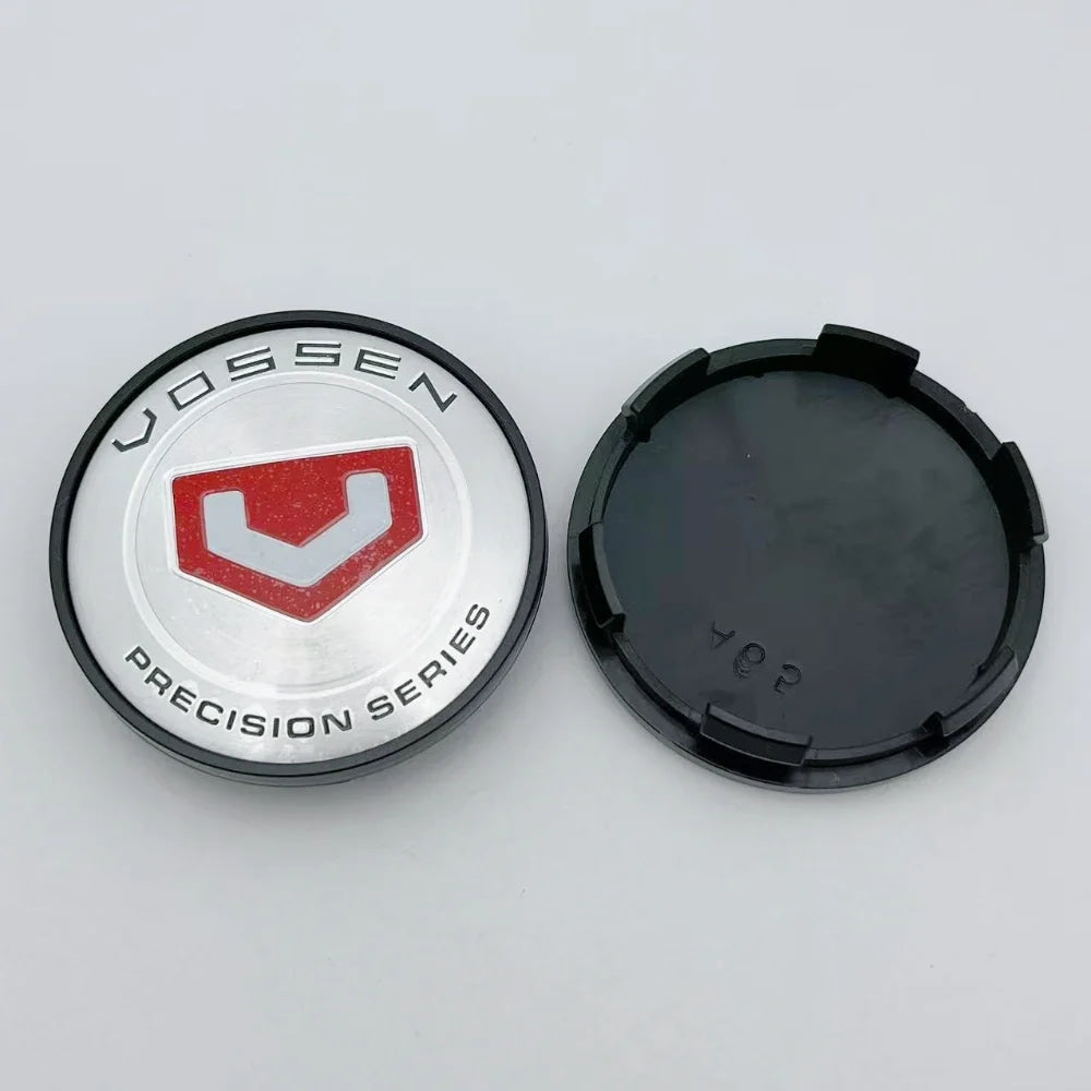 4pcs 65MM 59MM Vossen Logo Emblem Badge Car Wheel Center Caps Wheel Hubcap Hub Center Dust Cover Replace Car Styling Accessories