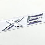 For BMW X 5 E70 ‎E53 ‎F15 X5 Letter Trunk Emblem Rear Badge Decal Sticker Black Brand New And High Quality