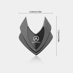Car Metal Shield Emblem Car Side Fender Body Trunk Badge Sticker For Mercedes Benz B/C/E/S Class A Class C200L GLC GLK CLA