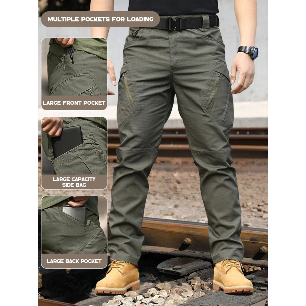 Tactical Work Pants Series New Men's IX9 Tactical Pants Multi-Pocket Large Capacity Training Pants Commuter Pants Wear-resistant