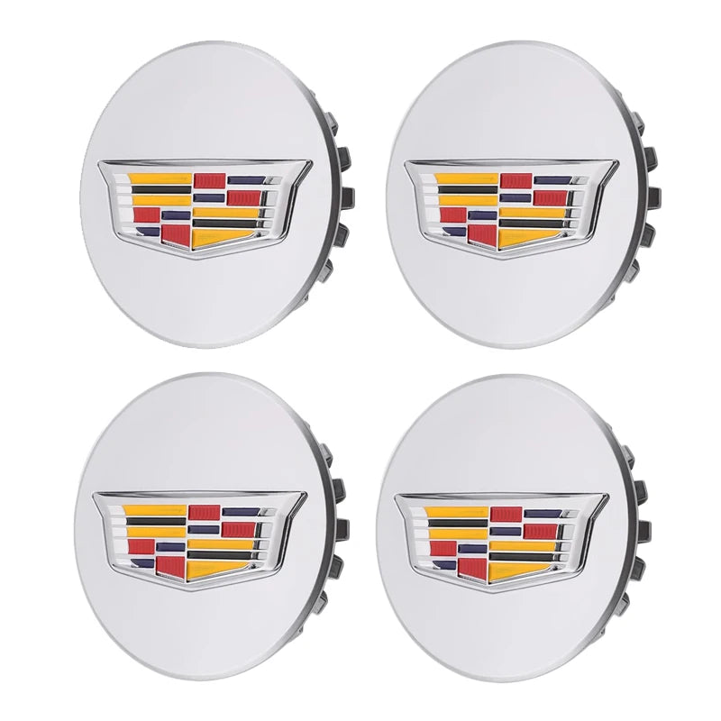 66mm 4pcs Wheel Center Hub Cover Caps Accessories for Cadillac Escalade XT5 XT6 CT5 CT6 XTS CT4 Auto Tire Emblem Car Styling