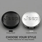 4Pcs/set 56mm Anti-Rust Snap-On Wheel Center Hub Caps Center Covers for Jeep Renegade Compass Wrangler JK Patriot Grand Cherokee