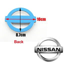 3D ABS New Emblem Car Front Rear Logo for Nissan Tiida Sentra Teana X Trail T30 T32 Almera Kicks Micra Qashqai J10 J11 Leaf Juke