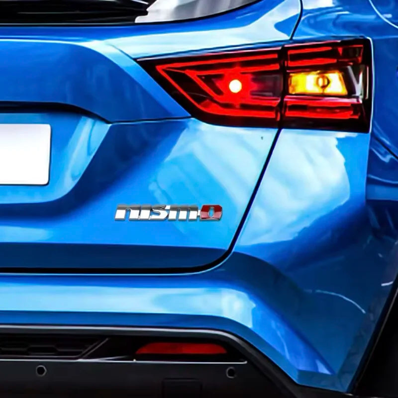 3D Metal Car Front Grille Emblem NISMO  Logo Decal For Nissan X-trail Qashqai Note Juke Sentra Patrol Car Styling Accessories