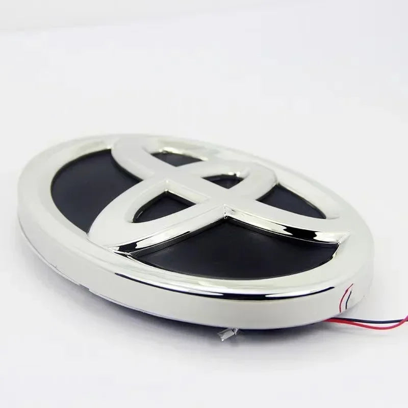 1PC 4D 16cm Car Front Grille Trunk Logo LED Light Retrofit for Toyota Land Cruiser Prado RAV4 Highlander Camry Accessories