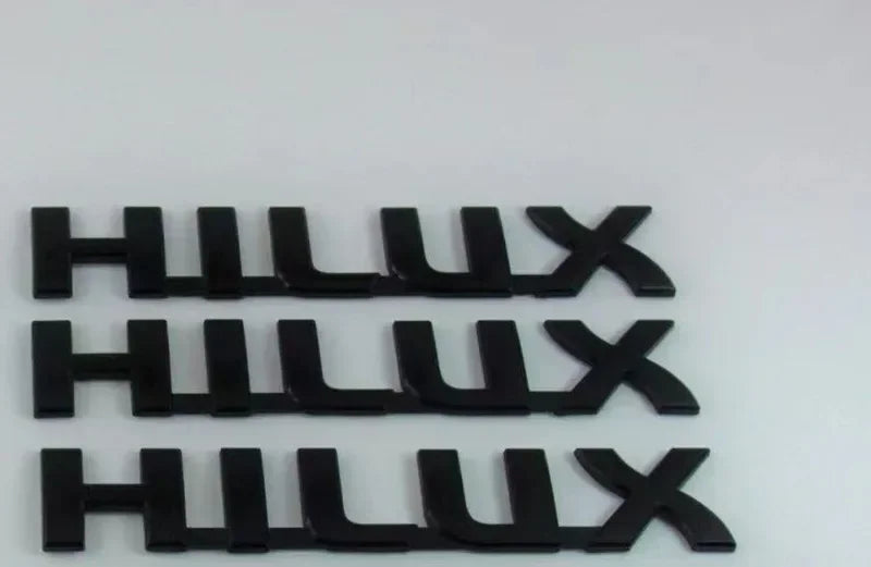 ABS HILUX 2005-2015 Logo Car Letter Sticker for Toyota VIGO MK6 MK7 HILUX 3.0 D4D Trunk Decal Badge flank Emblem Accessories