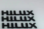ABS HILUX 2005-2015 Logo Car Letter Sticker for Toyota VIGO MK6 MK7 HILUX 3.0 D4D Trunk Decal Badge flank Emblem Accessories
