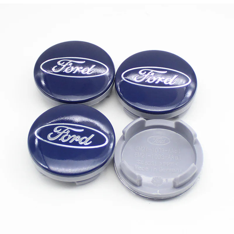 4Pcs 56mm 60mm 54mm Car Wheel Center Hub Cap Rim Cover Stickers For Ford Focus Mondeo Edge Ecosport Ranger Fiesta Fusion Kuga