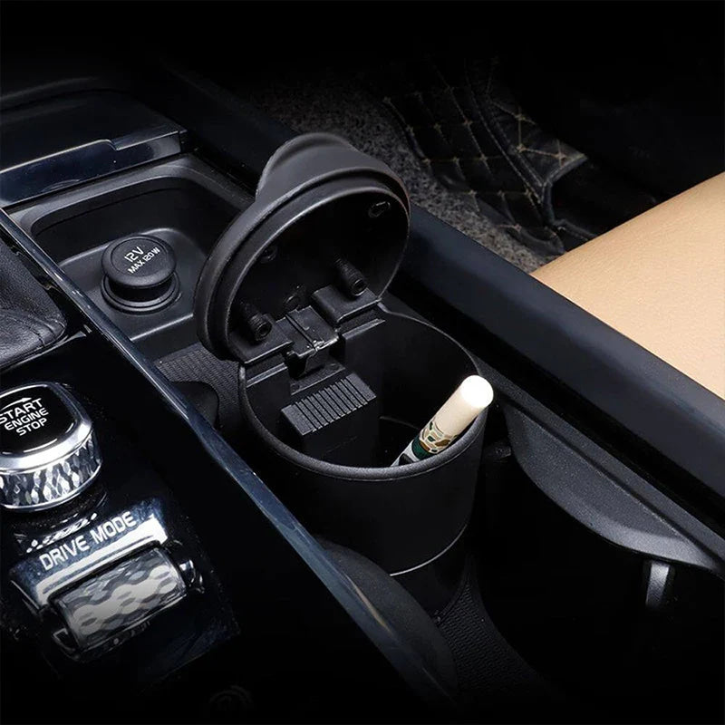 Cenicero LED portátil para coche, Cenicero Universal para coche, soportes para cenizas de cigarrillos, decoración Interior de coche, accesorios para Interior de 7x7x11cm