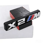 It is suitable for sports labeling of X-series ABS badge M in BMW X-series modified car logo X2M X3M X4M X5M X6M.