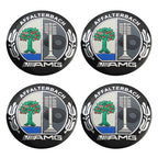 4PCS 56mm Car Styling Wheel Center Hub Caps Rim Cover Badge Emblem Sticker For Mercedes Benz AMG W205 W204 W206 W213 W212 W211 W