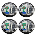 4PCS 56mm Car Styling Wheel Center Hub Caps Rim Cover Badge Emblem Sticker For Mercedes Benz AMG W205 W204 W206 W213 W212 W211 W