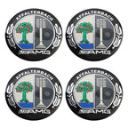 4PCS 56mm Car Styling Wheel Center Hub Caps Rim Cover Badge Emblem Sticker For Mercedes Benz AMG W205 W204 W206 W213 W212 W211 W
