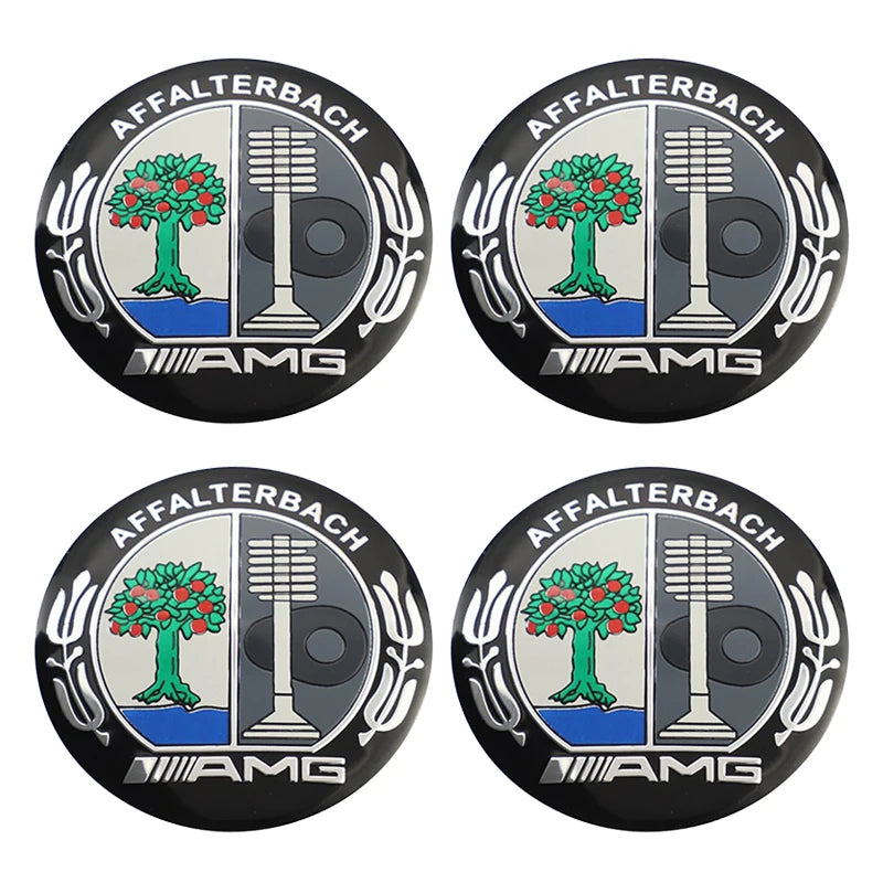 4PCS 56mm Car Styling Wheel Center Hub Caps Rim Cover Badge Emblem Sticker For Mercedes Benz AMG W205 W204 W206 W213 W212 W211 W