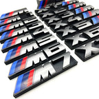 For BMW M Logo X1 X2 X3 X4 X5 X6 F48 G01 E84 E83 F39 F10 F30 G11 G07 G86 G80 G60 E60 E46 3D Car Front Grille Badge Emblem