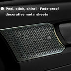 Chevrolet 3D Aluminum Car Audio Stickers Fit For Silverado Impala Malibu Equinox Cruze Camaro Tahoe/Suburban Blazer Spark Aveo