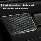 Chevrolet 3D Aluminum Car Audio Stickers Fit For Silverado Impala Malibu Equinox Cruze Camaro Tahoe/Suburban Blazer Spark Aveo