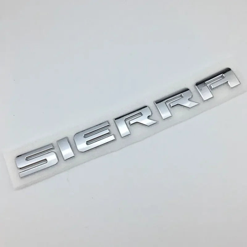 SIERRA new old letter logo car stickers for GMC sierra original rear boot label trunk modified Accessories decoration decals