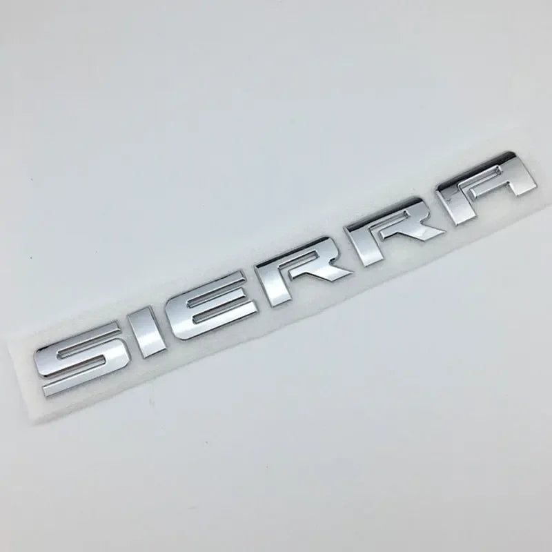 SIERRA new old letter logo car stickers for GMC sierra original rear boot label trunk modified Accessories decoration decals