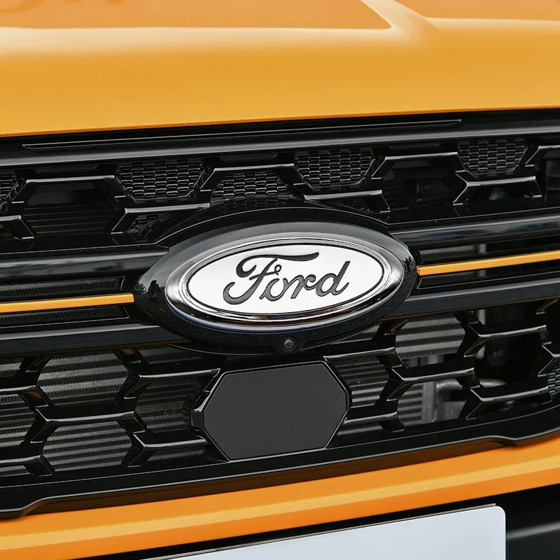 Ford Metal Full Size Front Rear Markings Car Logo For Focus Mondeo Ranger Fiesta Front Rear Trunk Emblem Metal Cover Sticker