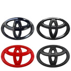 3D ABS Toyota Logo Car Emblem Steering Wheel Sticker For Toyota Hilux Prius Avensis Auris Verso Corolla Camry Auto Accessories
