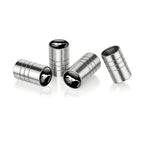 4pc Mustang Logo Tire Valve Caps Aluminum Alloy Dustproof Car Wheel Air Stem Cover For Ford Focus ST Mk7 Everest Kuga Fiesta Mk3