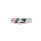 ABS Letters Numbers Glossy Black ix i3 i4 i7 iX ix3 iX4 ix7 Emblem for BMW X1 X3 X5 X6 GT Car Rear Logo Badge Sticker