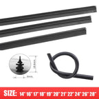 14" - 28" Car Wiper Blade Windscreen Wipers Insert Natural Rubber Strip 6mm Windscreen FR Wipe Car Accessories