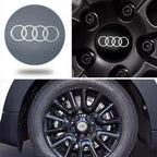 4Pc 56mm Car Wheel Center Hub Cap Rim Cover Emblem Stickers For Audi sline Rs A4 B7 B8 B9 A3 8P 8L 8V A5 A6 C6 C5 C7 A1 A7 A8 Q2