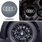 4Pc 56mm Car Wheel Center Hub Cap Rim Cover Emblem Stickers For Audi sline Rs A4 B7 B8 B9 A3 8P 8L 8V A5 A6 C6 C5 C7 A1 A7 A8 Q2