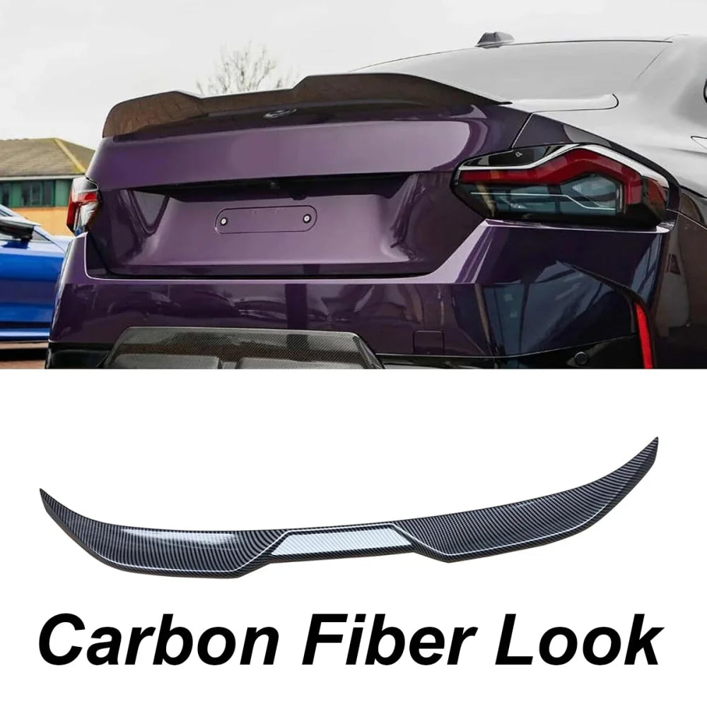 Spoiler Wing For BMW G42 G87 M2 220i 230i M235i M240i Coupe 2022-2025 MP Style Car Rear Trunk Spoiler Wing Lip Tail Lid Diffuser