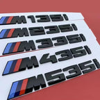 ABS Car Rear Trunk Emblem Badge Sticker for M BMW M logo 525i 630i 530i 330i 140i 235i 760i 135i 540i 550i 340i 240i