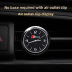 1pc Car Mini Clock Quartz Clock  Night For Audi  Sline A3 A4 A5 A6 A6L A7 A8 Q3 Q5 Q7 S3 S4 S5 RS3 Sticker