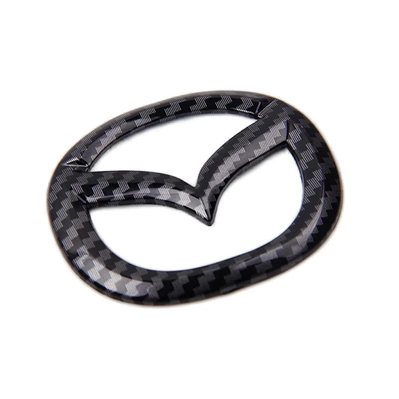 Car Steering Wheel Emblem Sticker Badge Decals for Mazda 3 6 2 Atenza Demio Axela CX-5 CX-3 CX4 MX5 CX30 Decoration Accessories