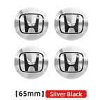 4pcs 56mm 60mm 65mm Car Wheel Hub Centre Cap Badge Emblem Hub Center Cover Car Sticker for Honda Civic Accord Cr-v Fit Crosstour