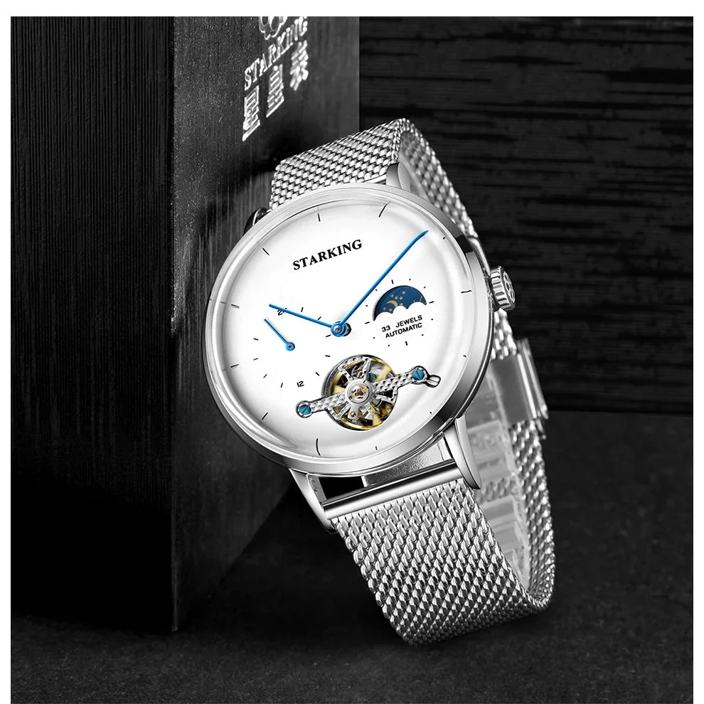 Classic Men's Watches Tourbillon Multi-function Full Automatic Men Watch High end Male Steel Strap Waterproof Wrist watches