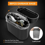 Contenedor de basura para coche, contenedor de almacenamiento montado en puerta, multifuncional, fila frontal, paraguas, accesorios interiores para vehículos de nueva energía