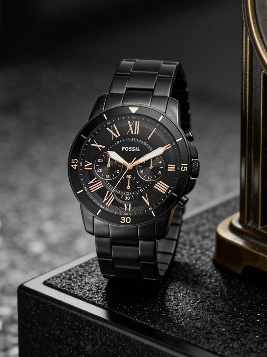 Fossil FS5374 Luxury Men's Watch Sport Quartz Chronograph Waterproof Luminous Stainless Steel Wristwatch Relogio Masculino