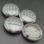 4pcs 60mm 61mm 68mm  Audi Hub Caps Car Wheel Center Caps  For Audi A1 A2 A3 A4 A5 A6 A7 A8 S3 S6 Q3 Q5 Q7 Accessories