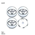 4pcs 60mm Car Tyre Wheel Center Hub Cap Badge For Toyota C-hr Prado Rav4 Yaris Hilux Prius Avensis Corolla Camry Accessories