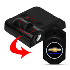 LED Car Door Welcome Light Decoration Light Car Badge logo For Chevrolet Onix Cruze Silverado Impala Equinox Malibu Tahoe Cobalt