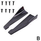 Universal Car Front Rear Bumper Strip Lip Spoiler Diffuser Splitter Scratch Protector