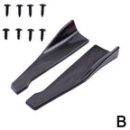 Universal Car Front Rear Bumper Strip Lip Spoiler Diffuser Splitter Scratch Protector