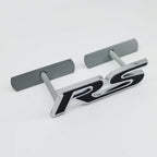 3D Metal Logo RS Emblem Letters Car Front Grille Badge Rear Trunk Sticker For Honda Civic City Fit Shuttle Jazz Car Acceessories