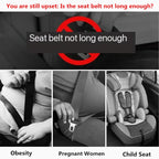 Car Seatbelt Extender Auto Seat Belt Extender Vehicle Thickened Insert Plug Buckle Extension Accessories