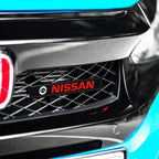 Car Decorative Lights LED Front Hood Grille Emblem Badge Decoration For Nissan Qashqai j11 j10 Juke X Trail t32 Tiida Leaf Versa
